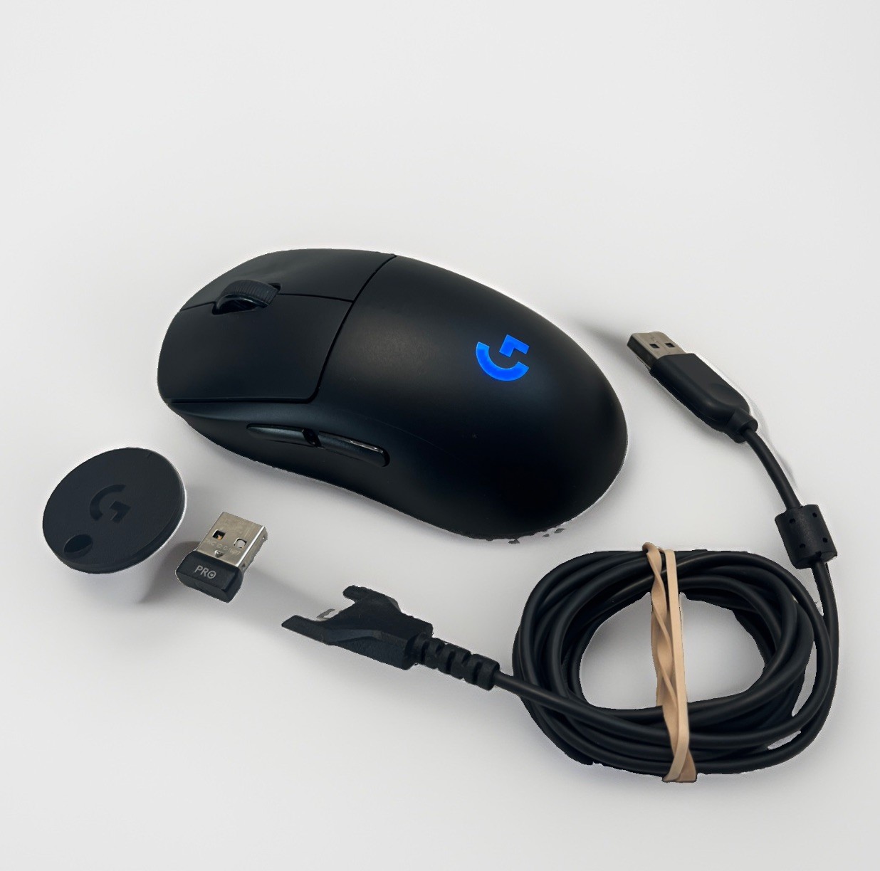 Logitech G Pro Wireless Gaming Mouse M-R0070 w/ Gliders