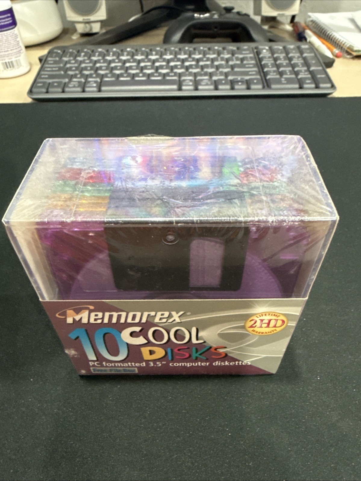 Memorex PC Formatted 3.5" Computer Diskettes 10 Cool Disks 2HD Factory Sealed