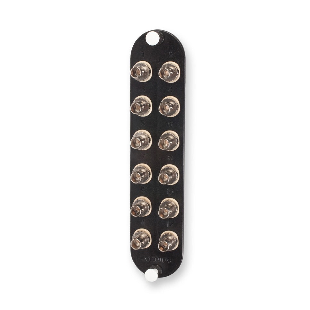 Corning CCH-CP12-25T Closet Connector Housing (CCH) Panel for ST Adapters