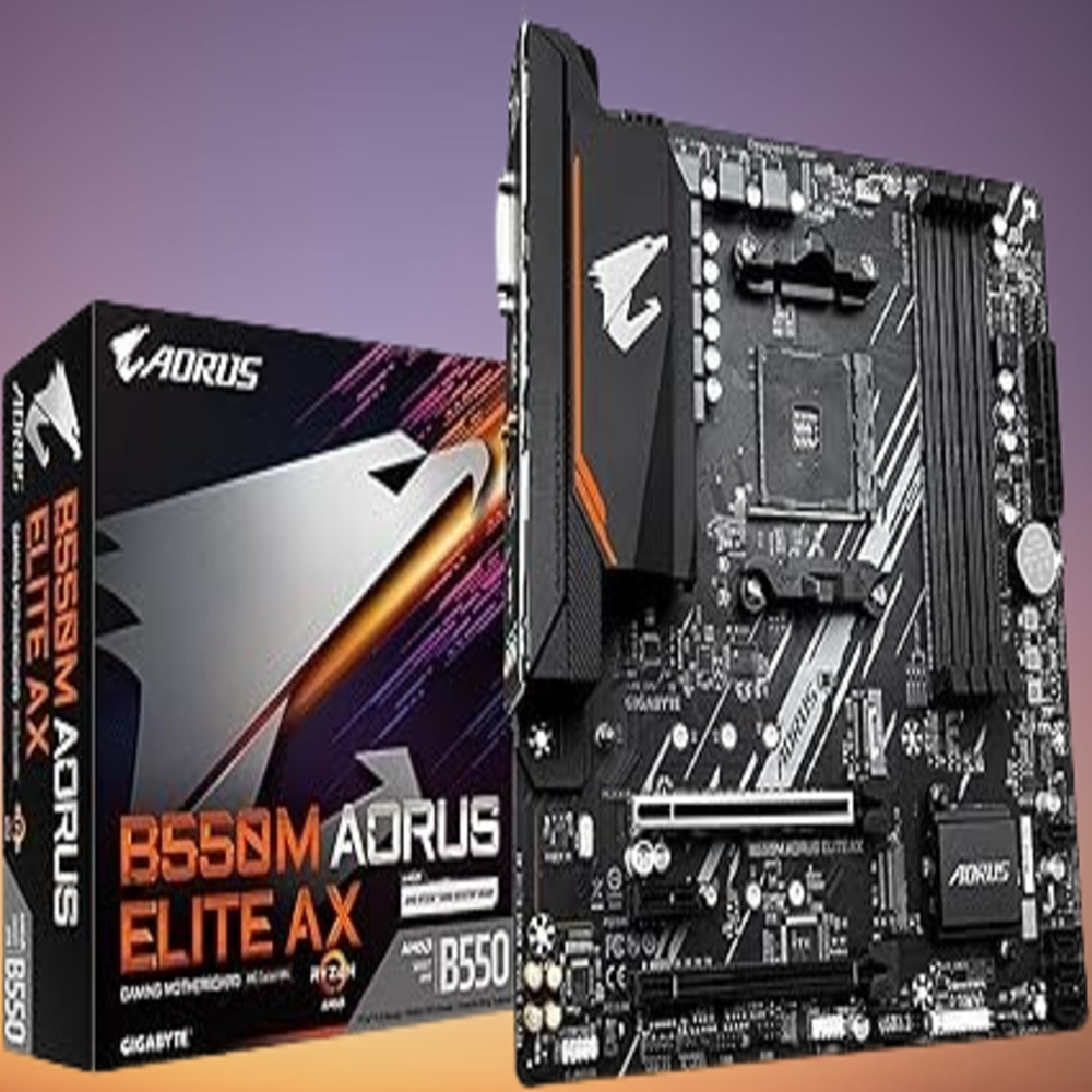 GIGABYTE B550M AORUS Elite AX AM4 mATX DDR4 WiFi 6E