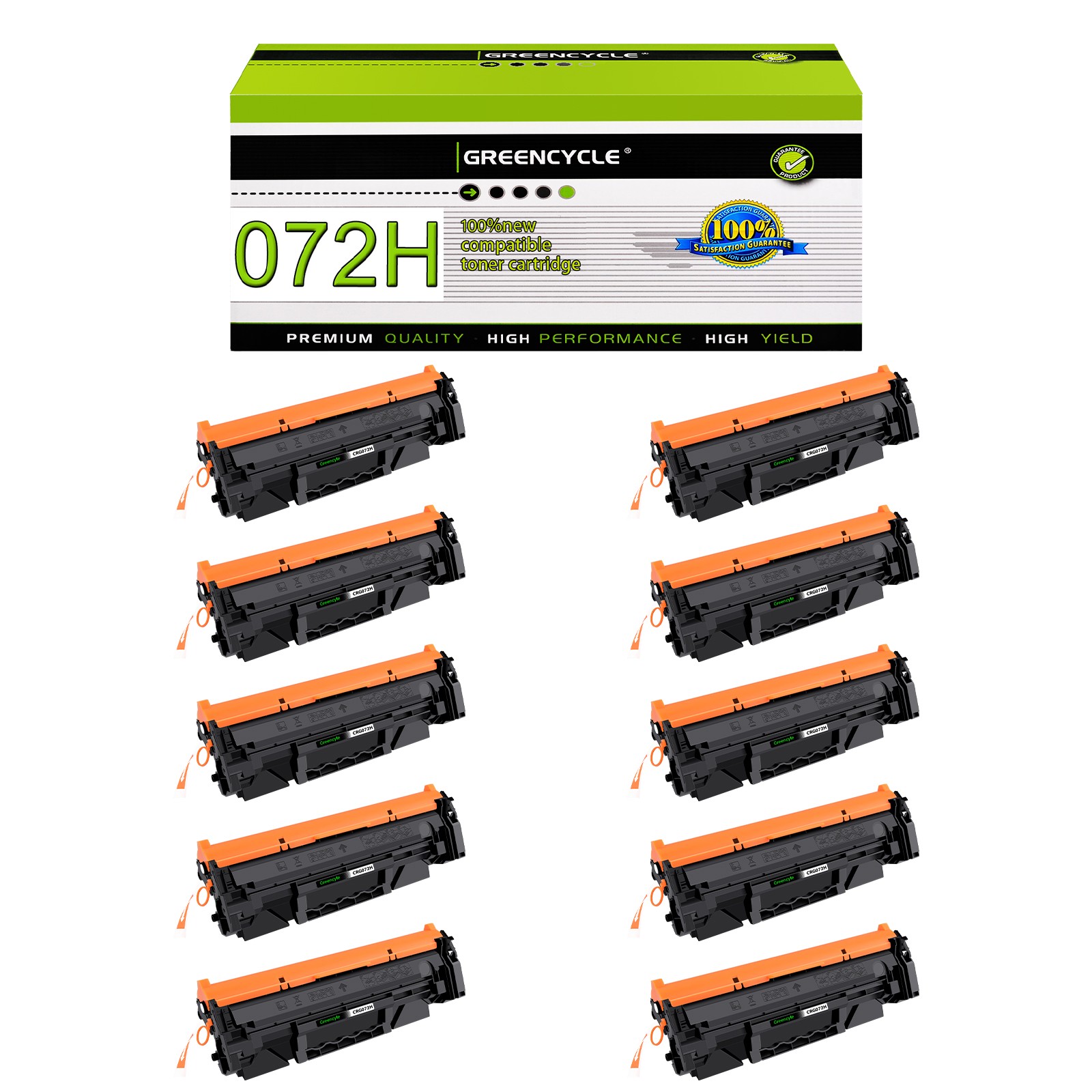 10PACK CRG072H Toner Cartridge For Canon CRG072H MF284dw MF287dw MF280 MF289dw