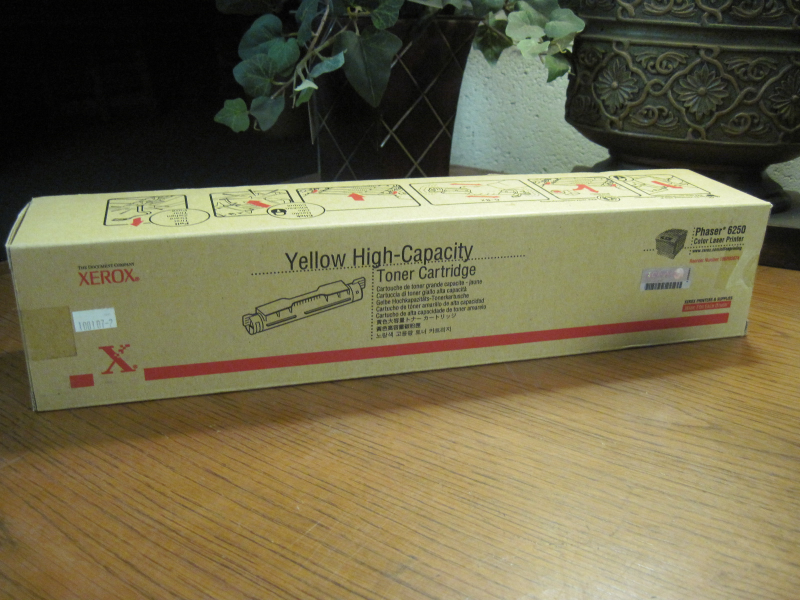 NEW SEAL GENUINE Xerox Phaser 6250 Yellow HIGH YIELD Toner 106R00674 