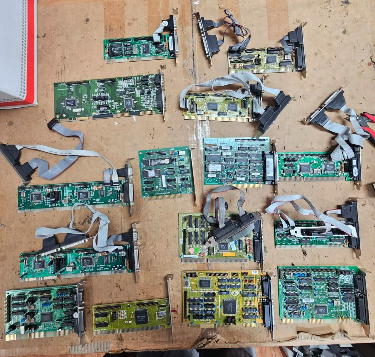 15x Vintage ISA Controller Card Lot IDE MFM RLL Floppy I/O 8-Bit 16-Bit PC XT AT