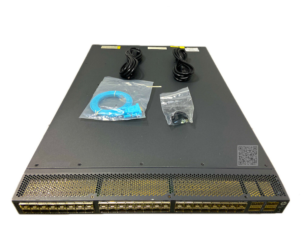 JH303A I HPE FlexFabric 5900CP-48XG-4QSFP+ Back-to-Front AC Switch Bundle JG838A
