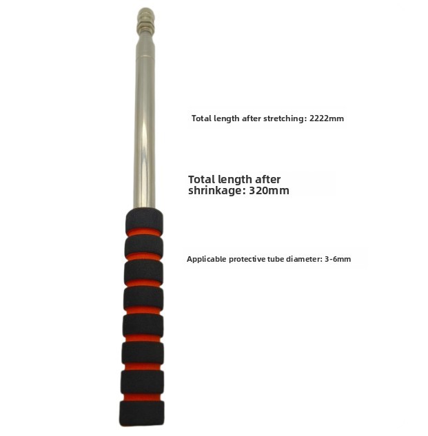 Fiber Optic Tube Insertion Aid Fiber Insertion Tool Duct Installation Telescopic