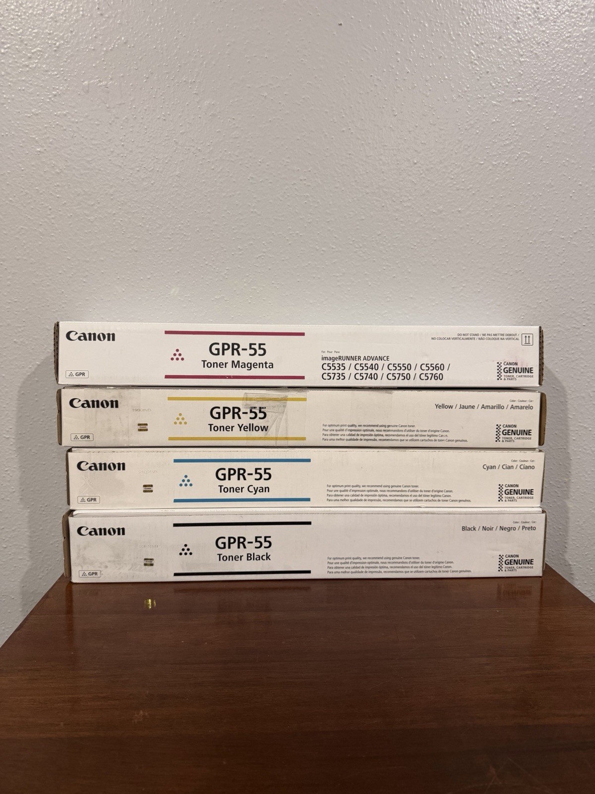 Canon GPR-55 Genuine CMYK Toner Set Laser for imageRUNNER ADV C5535-60
