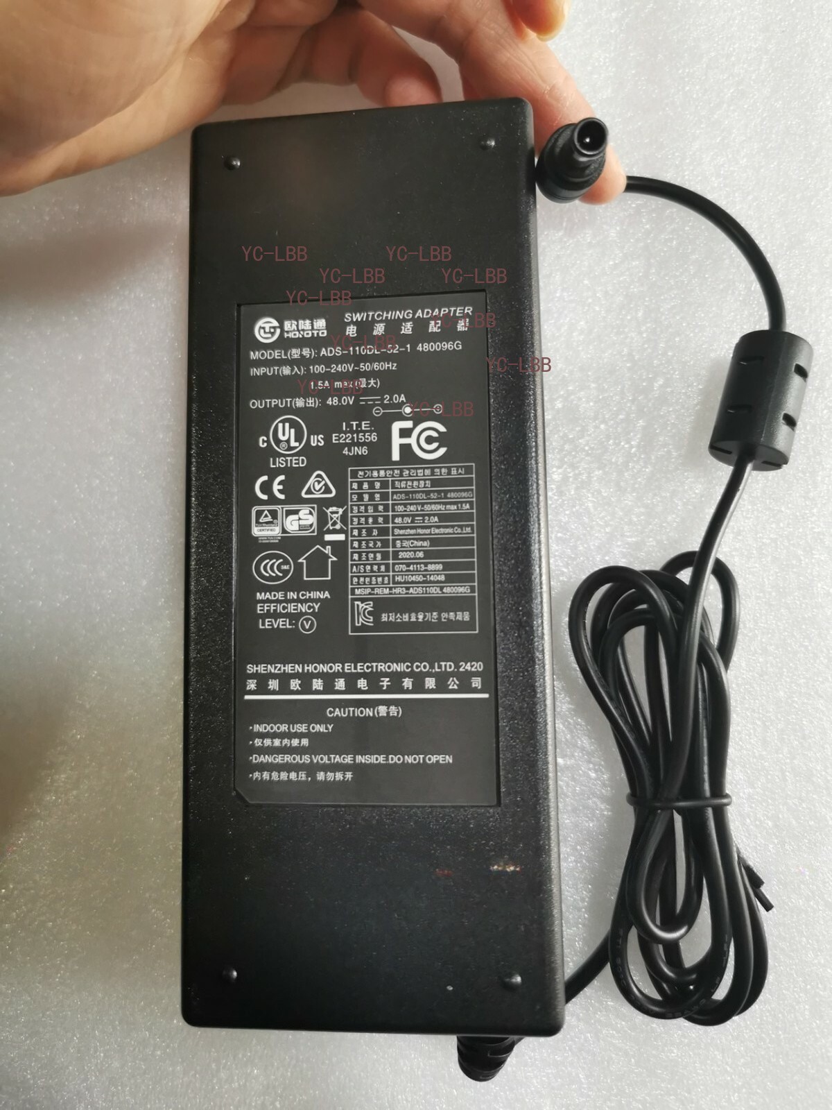 New Original 48V Adapter for Reolink RLK16-410B4D4-5M RLK16-410B8-5 16CH PoE NVR