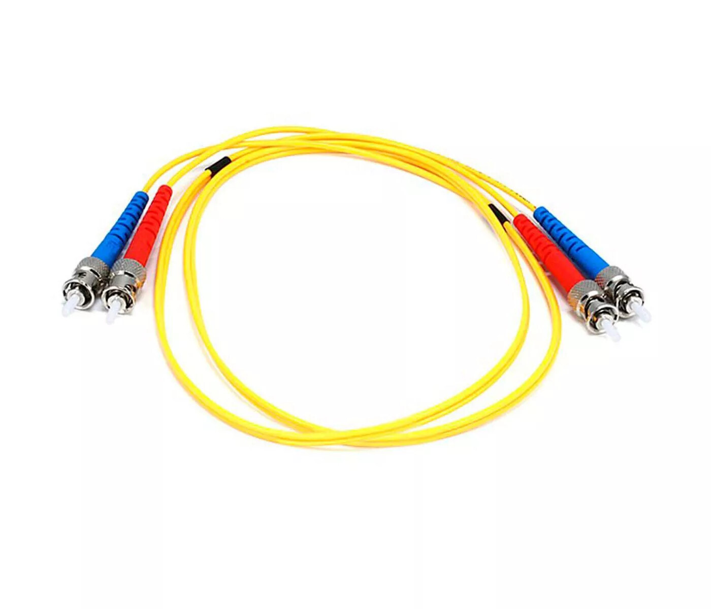 Monoprice Fiber Optic Cable, ST/ST, Single Mode Duplex 1 Meter (9/125 type) NEW