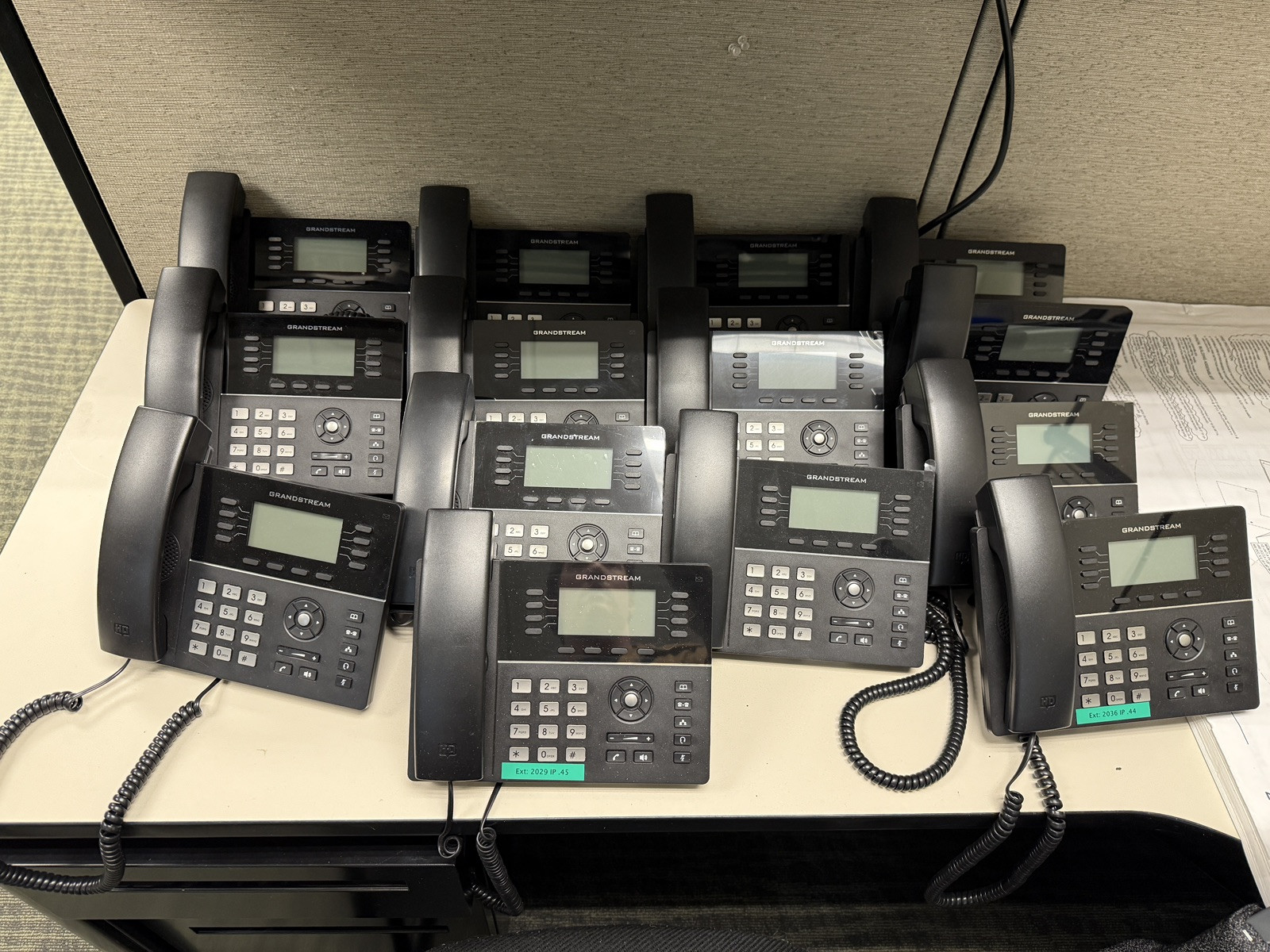Grandstream GXP1782 8 Line HD IP Phone VoIP LOT OF 16