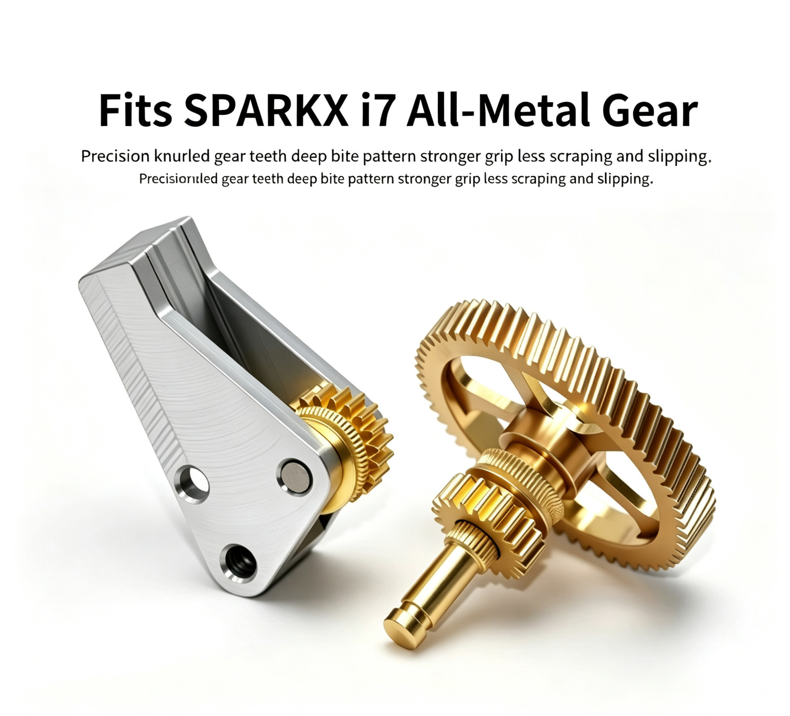 Creality SPARKX i7 Hardened Steel Extruder Gear Wear‑resistant 3D Printer Part