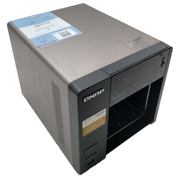 Qnap TS-453A 4-Bay NAS Server System NO HARD DRIVES / NO CADDIES / NO AC ADAPTER