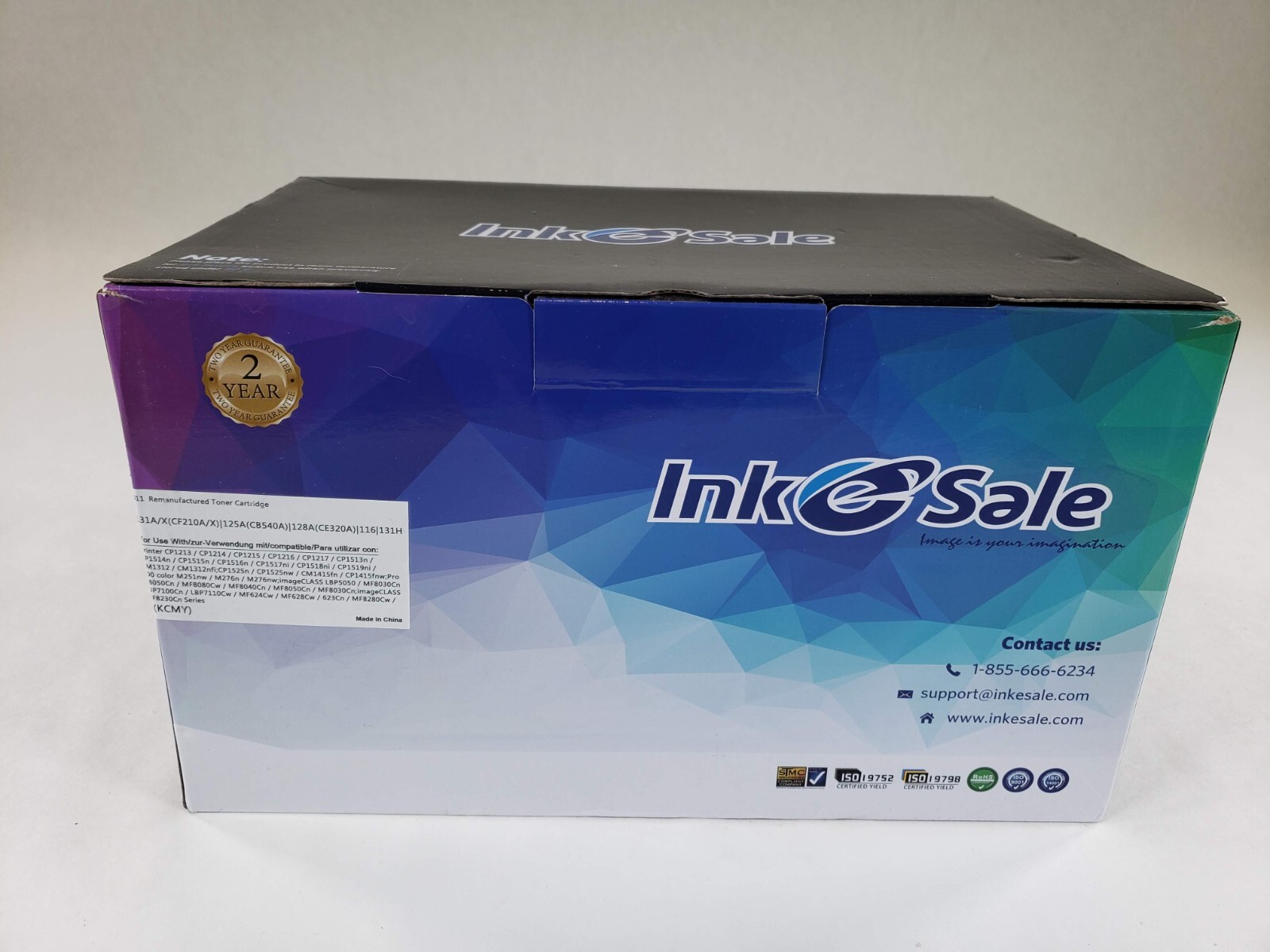 INK E-SALE Remanufactured Toner Cartridge Replacement 4 Pack Set CB540A