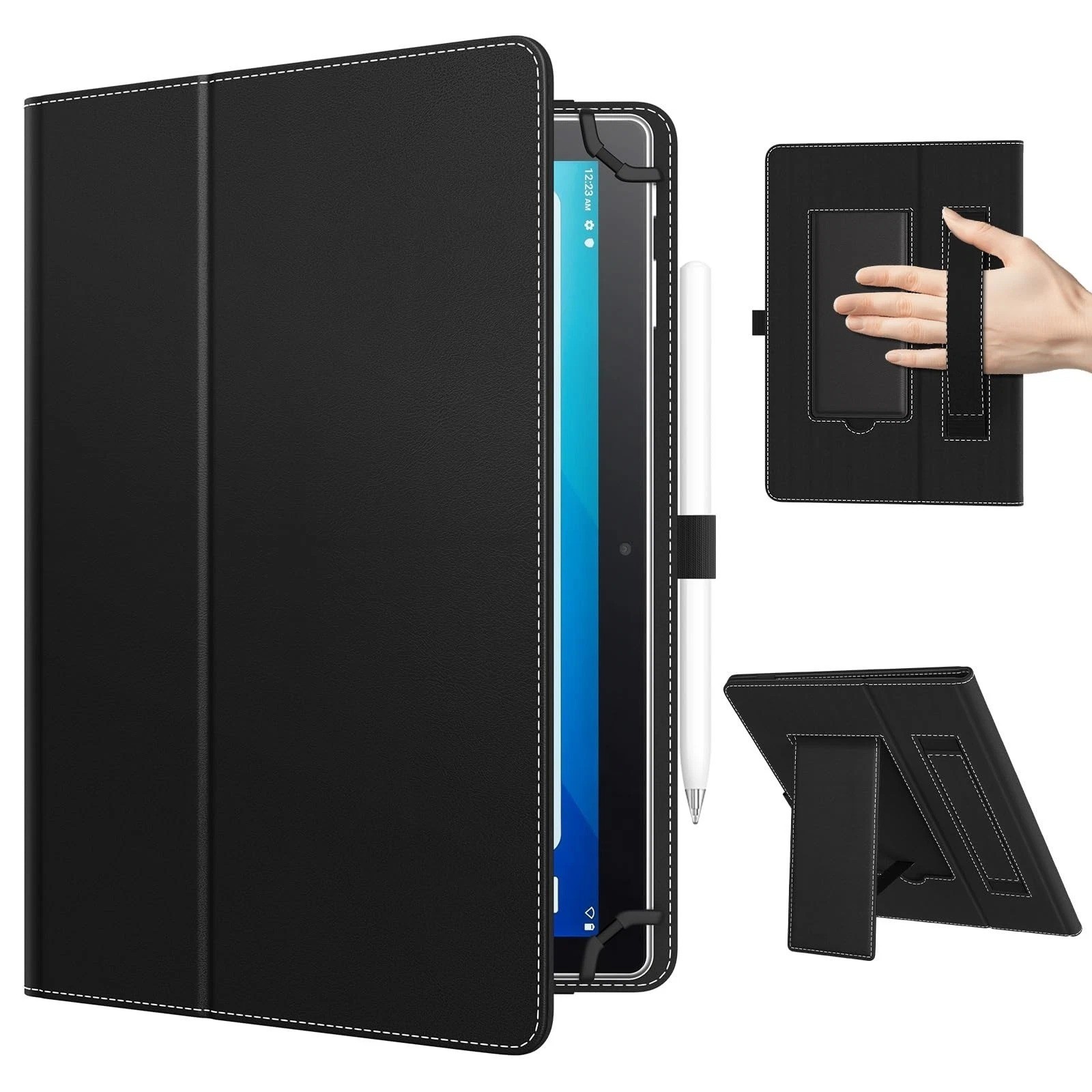 Universal Case for 10.1 Inch Android Tablet with Pen Loop, Lightweight...