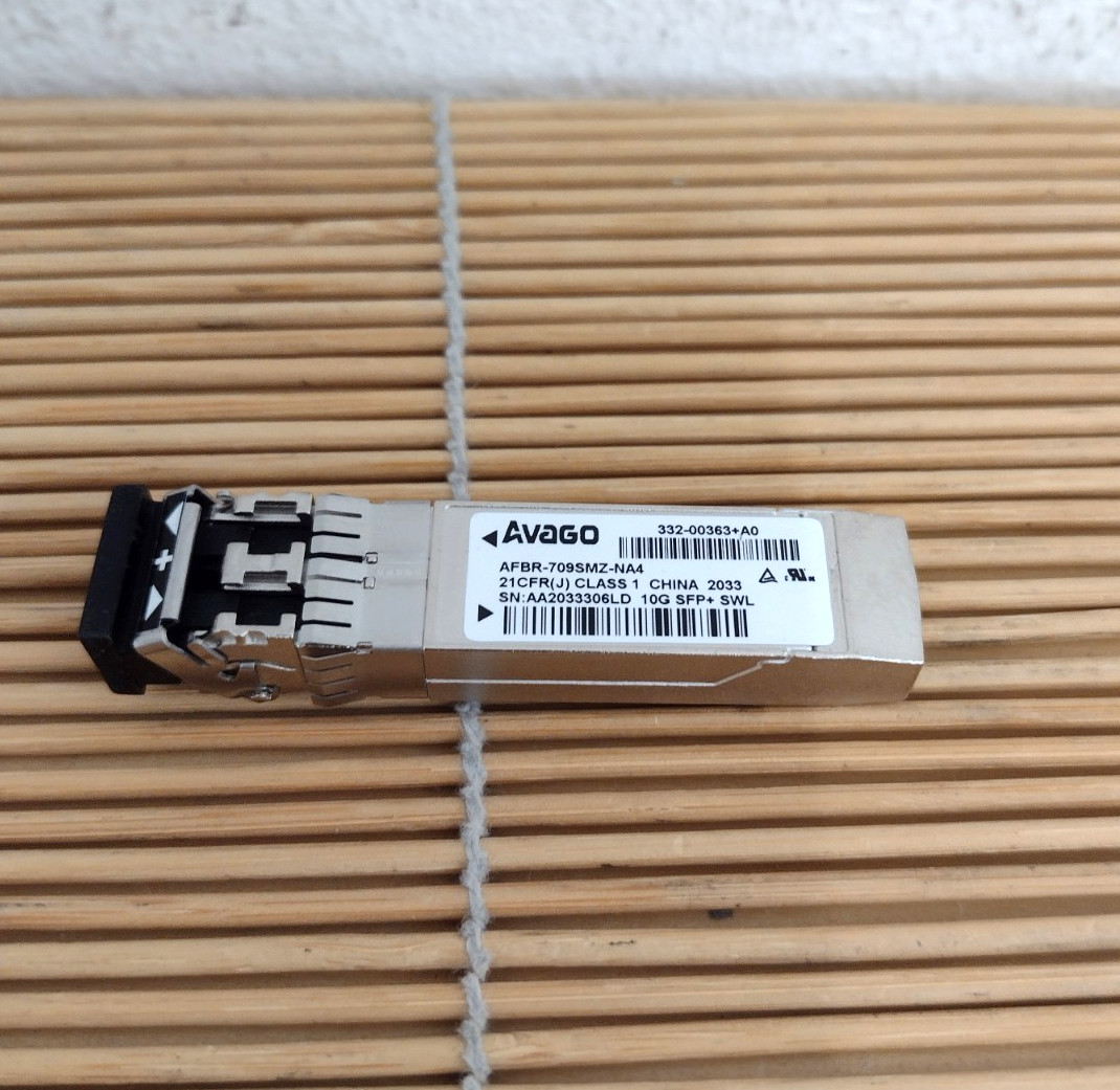 NetApp X6599A-R6 SFP+ Optical 10Gb Shortwave Avago AFBR-709SMZ-NA4 332-00363