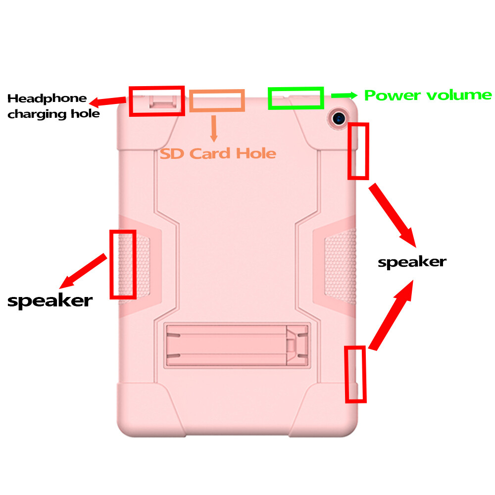 For Onn 10.1" Pro Case Model 100003562 2020 Tablet Case Hybrid Rugged Protective