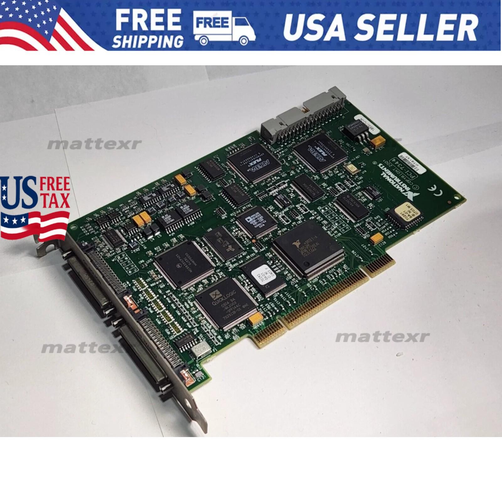 US STOCK NEW NATIONAL INSTRUMENTS PCI-7344 PCI 4-axis Stepper Control Card