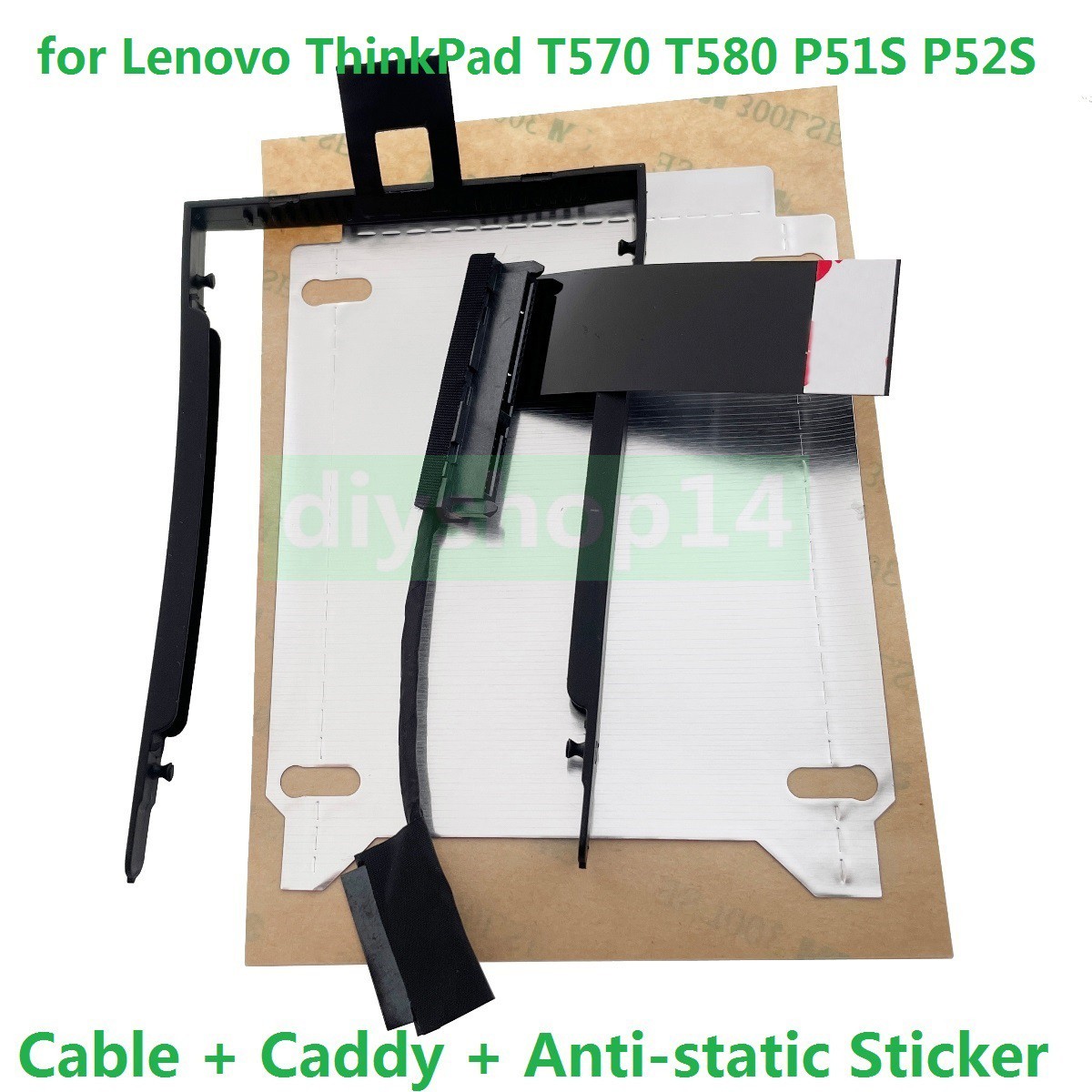 Hard Drive HDD SSD Wire Line Cable Caddy for Lenovo ThinkPad T570 T580 P51S P52S
