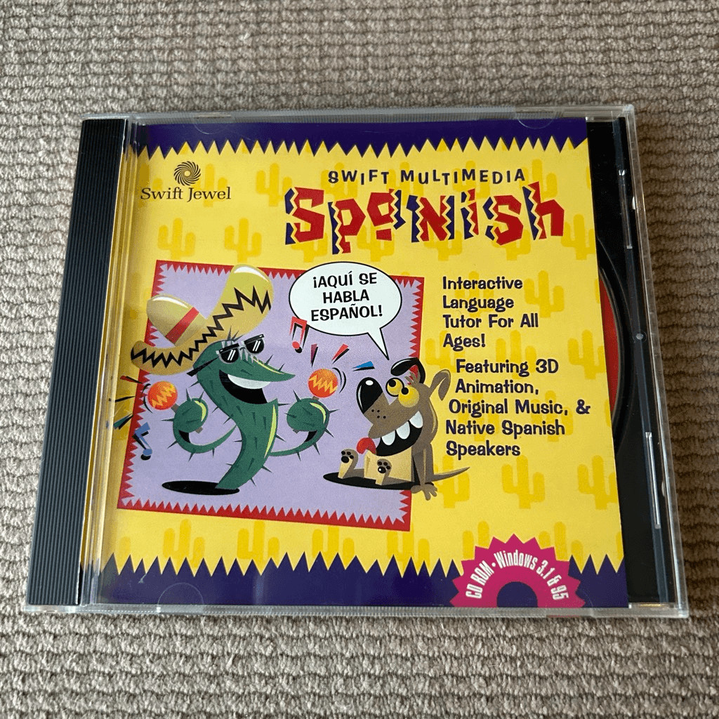 Swift Jewel Swift Multimedia Spanish Tutor for All Ages Windows 3.1 & 95 1996