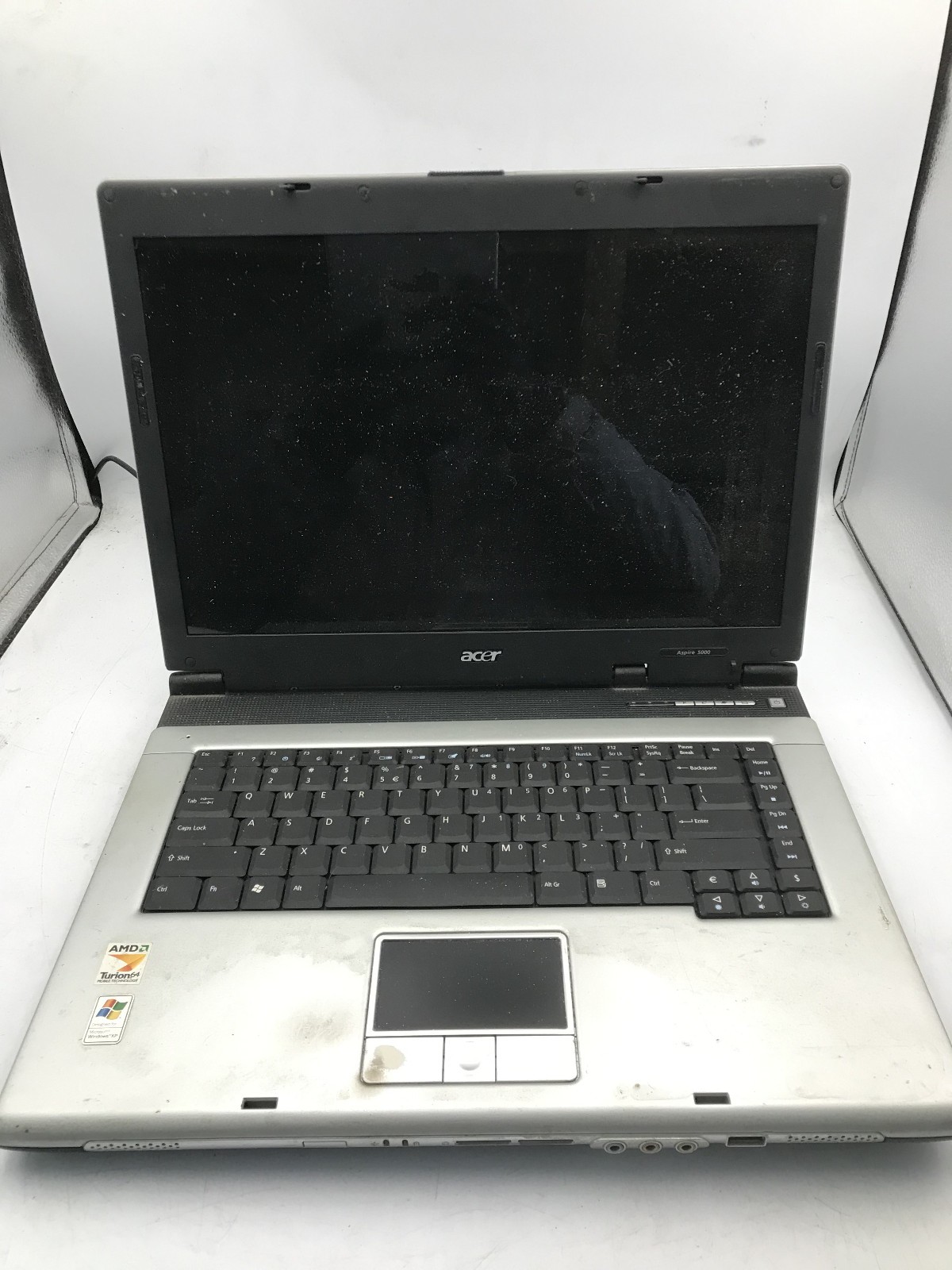ACER ASPIRE 5000 ZL5 - FOR PARTS/REPAIR - AMD TURION 64 - NO RAM - READ DESC -BB