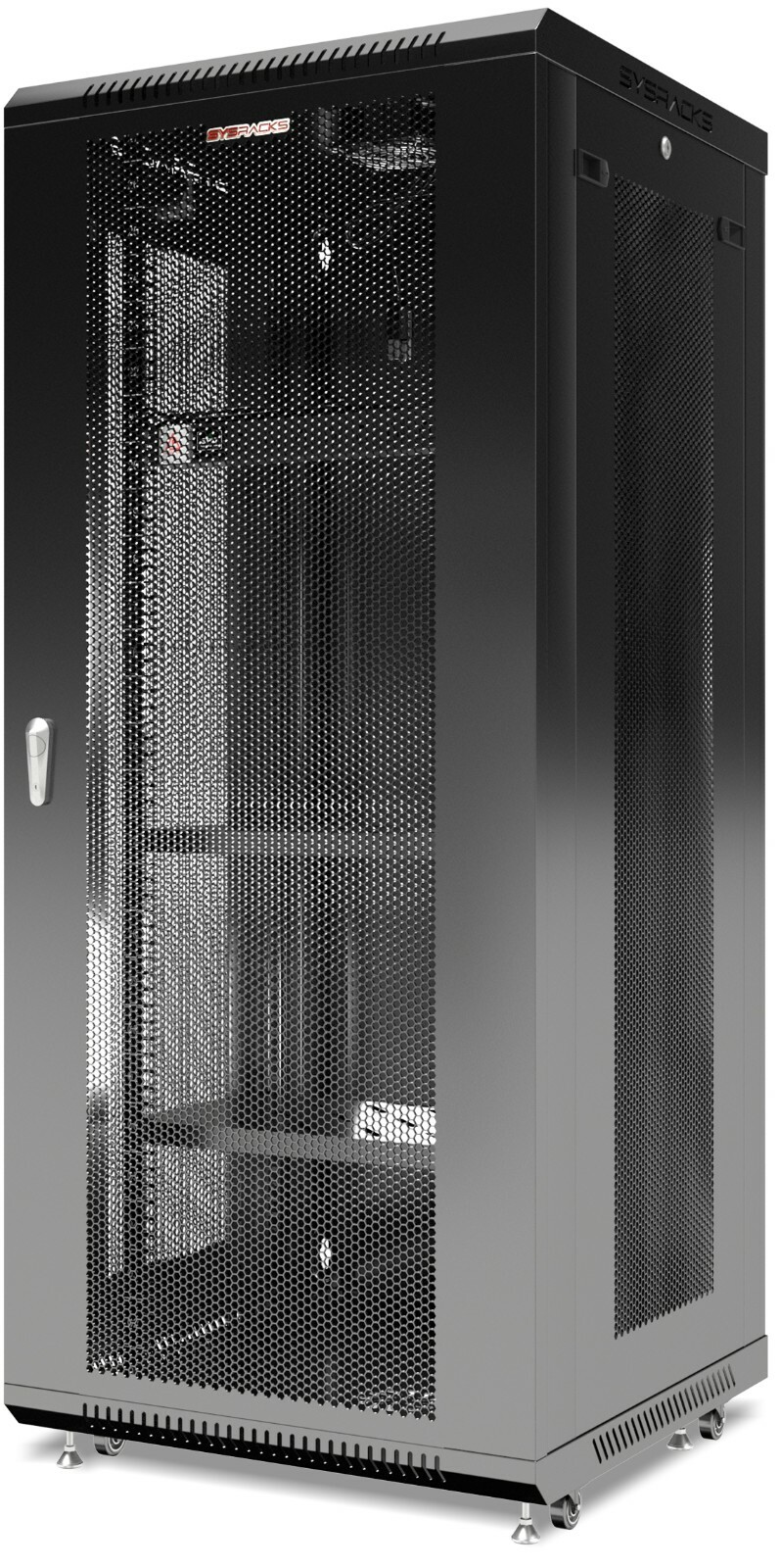Server Rack 27U Wall Mount Cabinet Locking Networking Data Enclosure VENTED Door