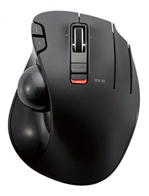 ELECOM M-XT3DRBK mouse trackball wireless 6 button black Japan