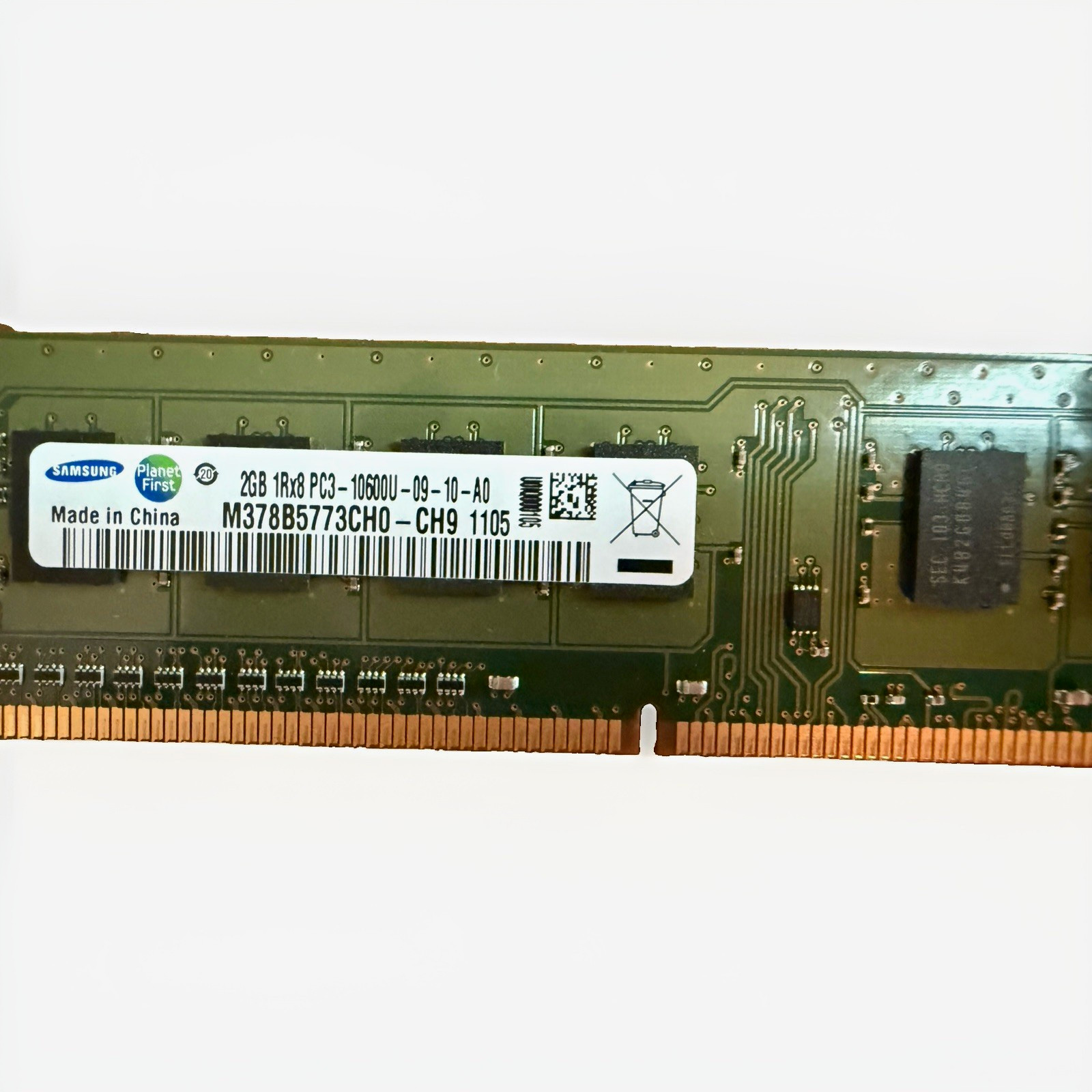 Samsung 8GB (4x2GB) DDR3-1333 PC3-10600U 240-Pin DIMM Unbuffered