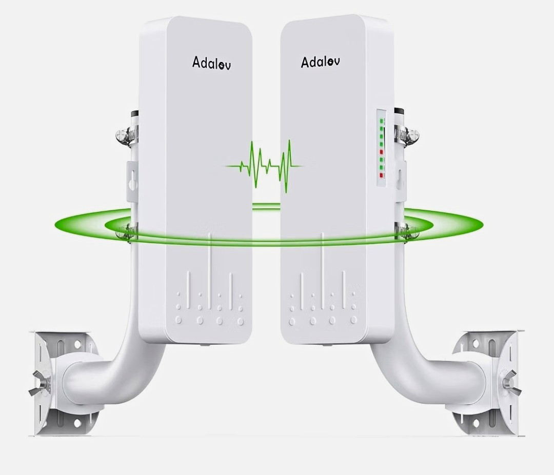 Adalov AI CPE Wireless/Wired Ethernet (RJ-45) Bridge PoE 24V-48V White