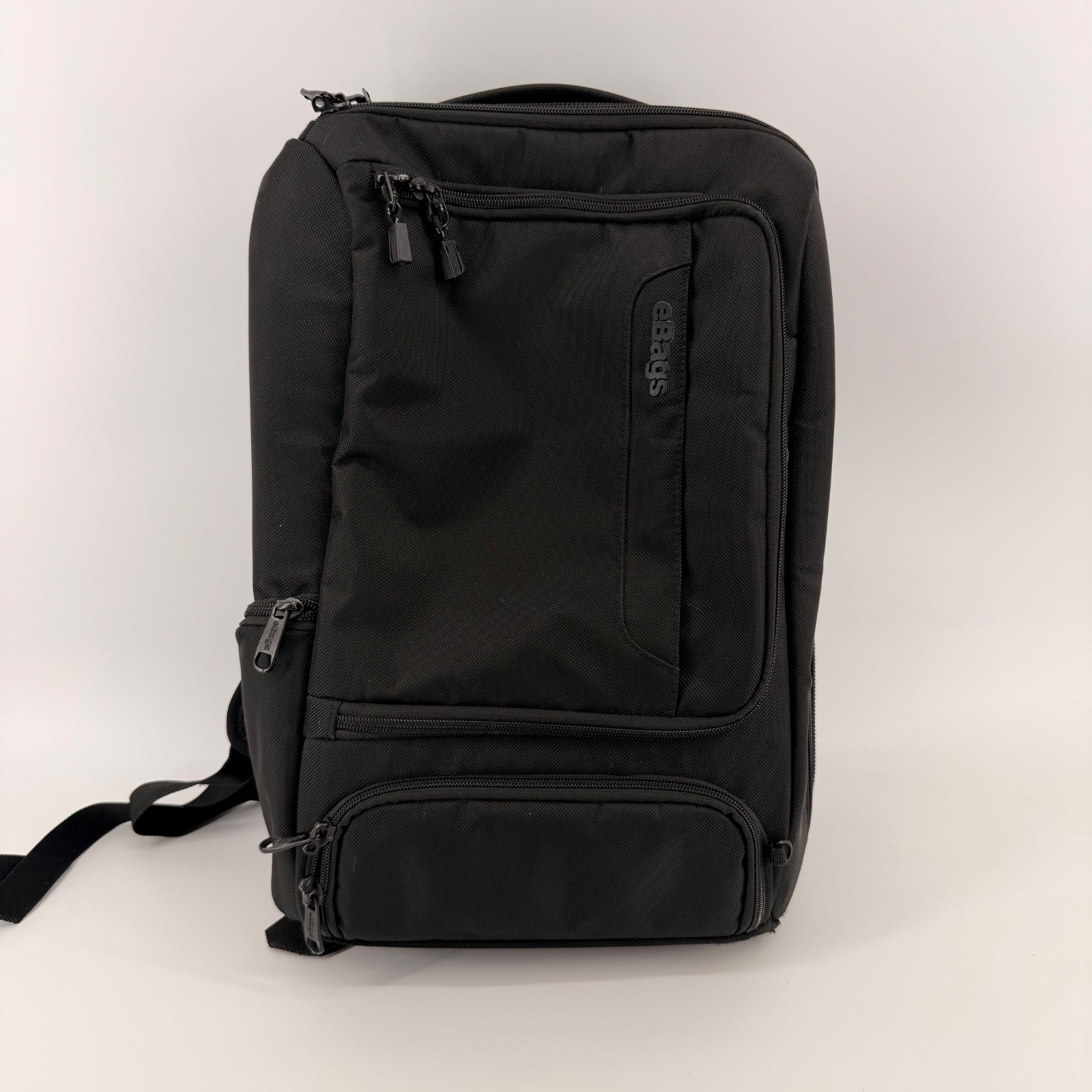 eBags Professional Slim Laptop Backpack - Solid Black