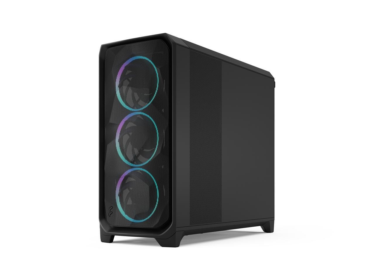 Design Meshify 3 XL RGB E-ATX Full Tower PC Case -  Black Chassis with Fractal