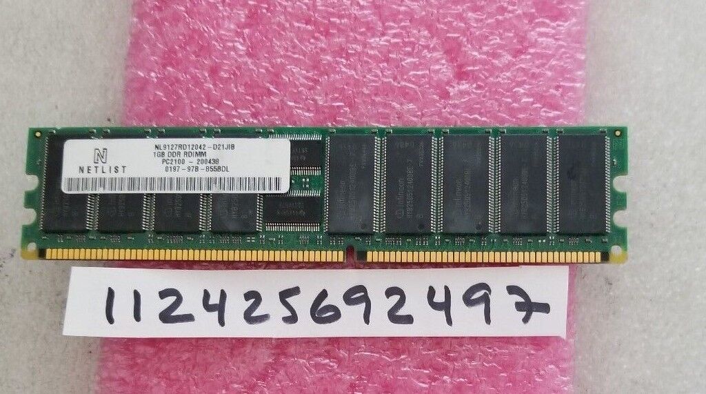1GB DDR DDR1 PC PC2100R DDR-266 2100 184PIN memory ram for Dell Poweredge 6600