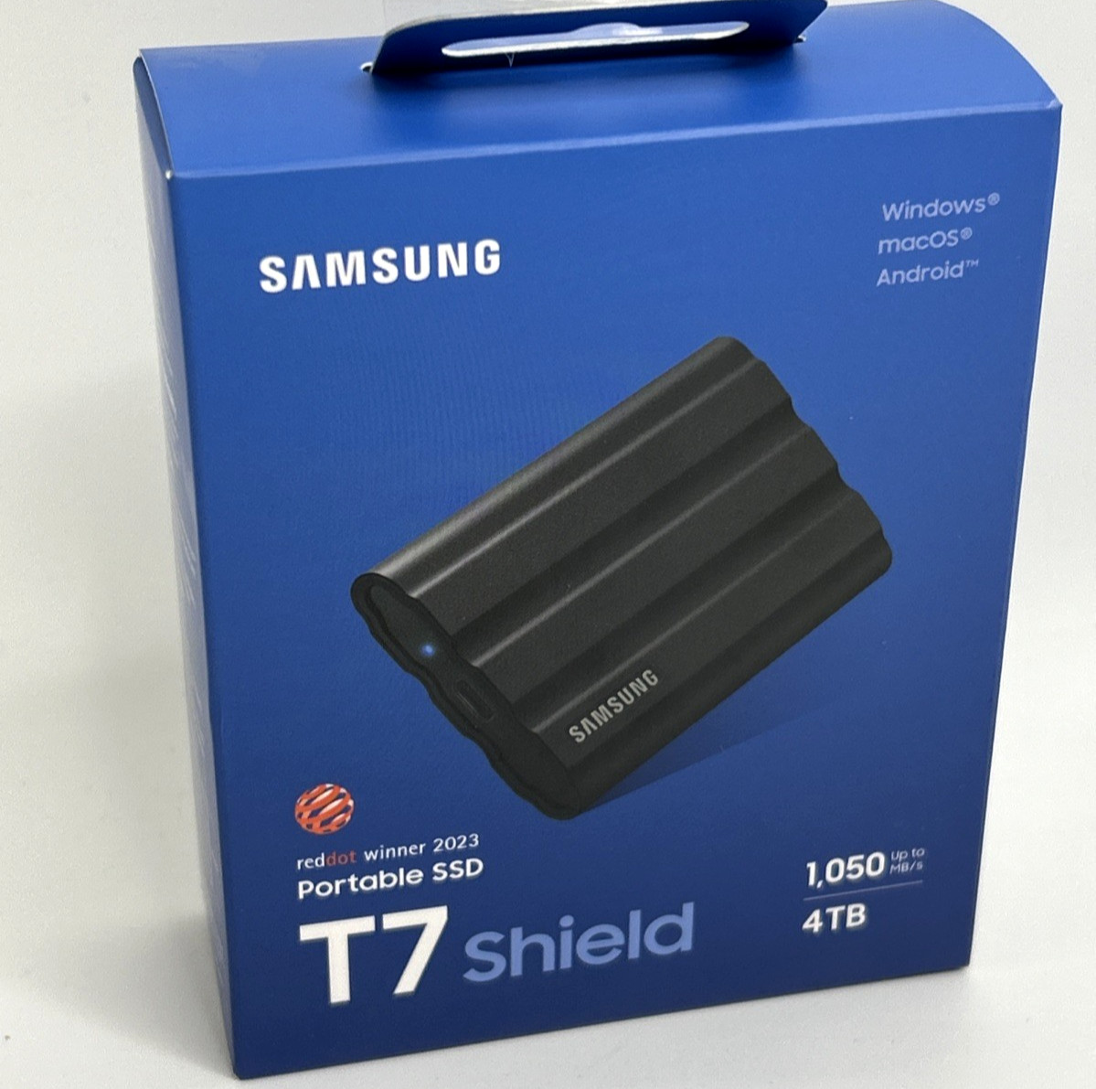 Samsung T7 Shield 4TB Portable SSD 1050MB/s MU-PE4T0S *NEW SEALED*