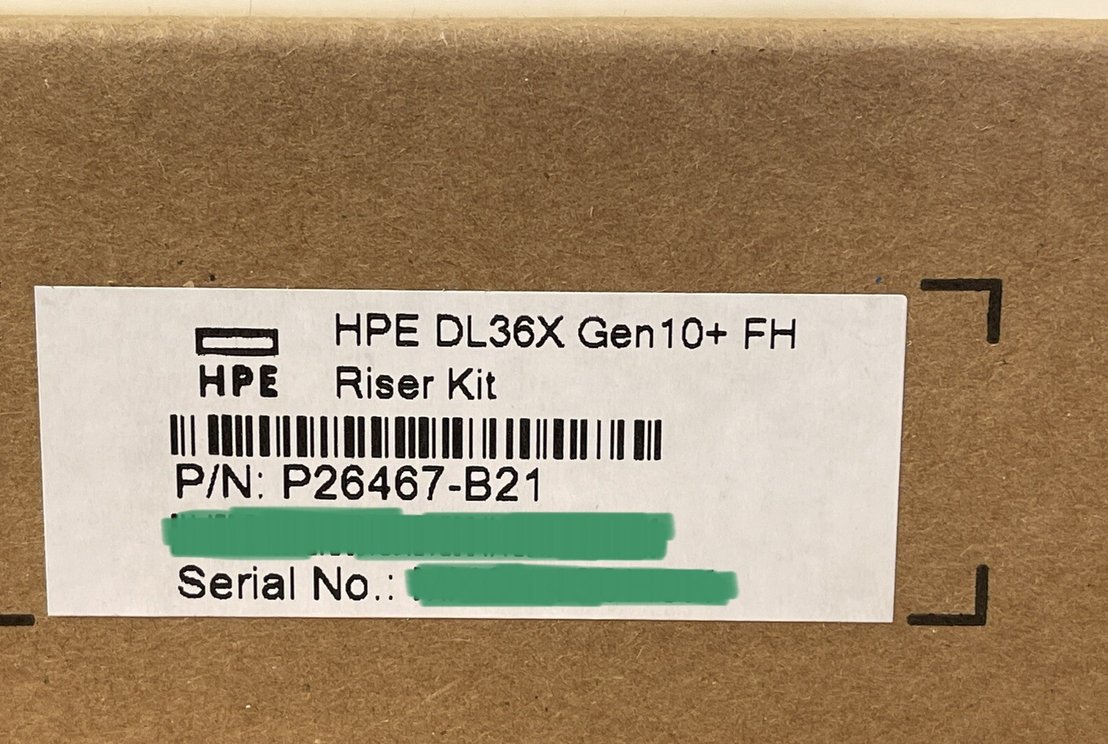 HPE ProLiant DL360 DL365 DL36X Gen10 Plus Full Height Riser FH Kit PCI-e 4.0 x16