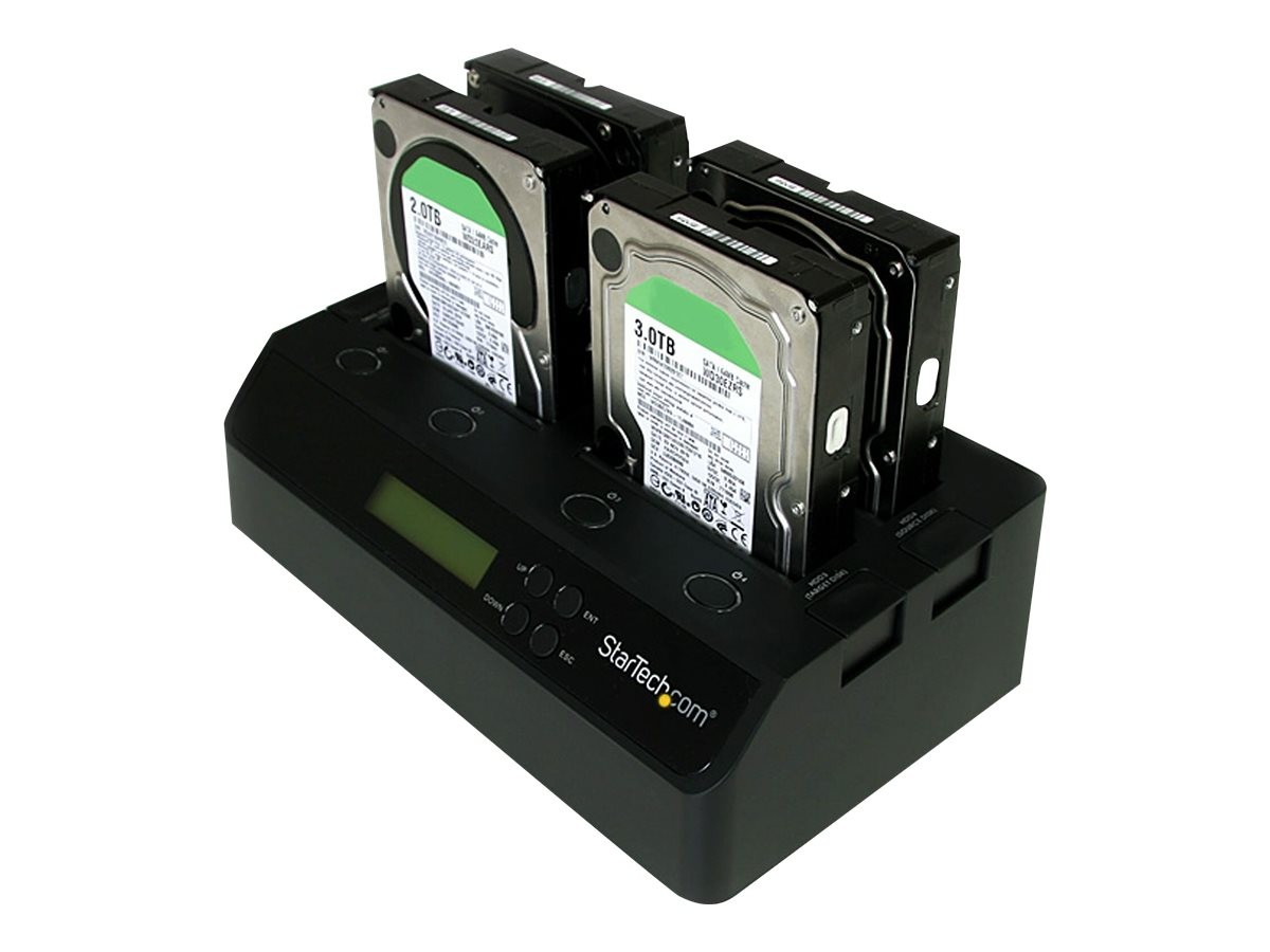 StarTechcom USB 3 eSATA SATA 1 3 HDD Duplicator Dock 3.5" SATDOCK4U3RE