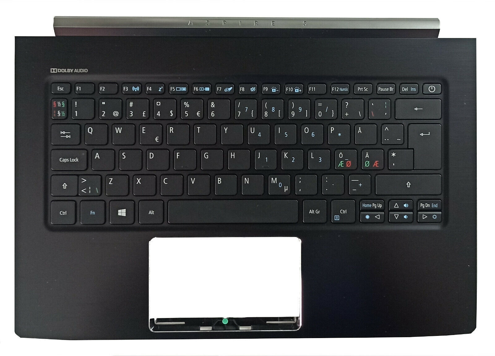 New Original Nordic NOR Topcase Acer Aspire S5-371 S5-371T PALMREST KEYBOARD