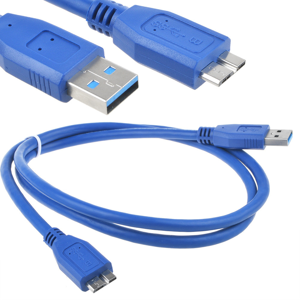 3ft USB 3.0 Power Charger Data Cable/Cord For Seagate External Hard Drive Disk