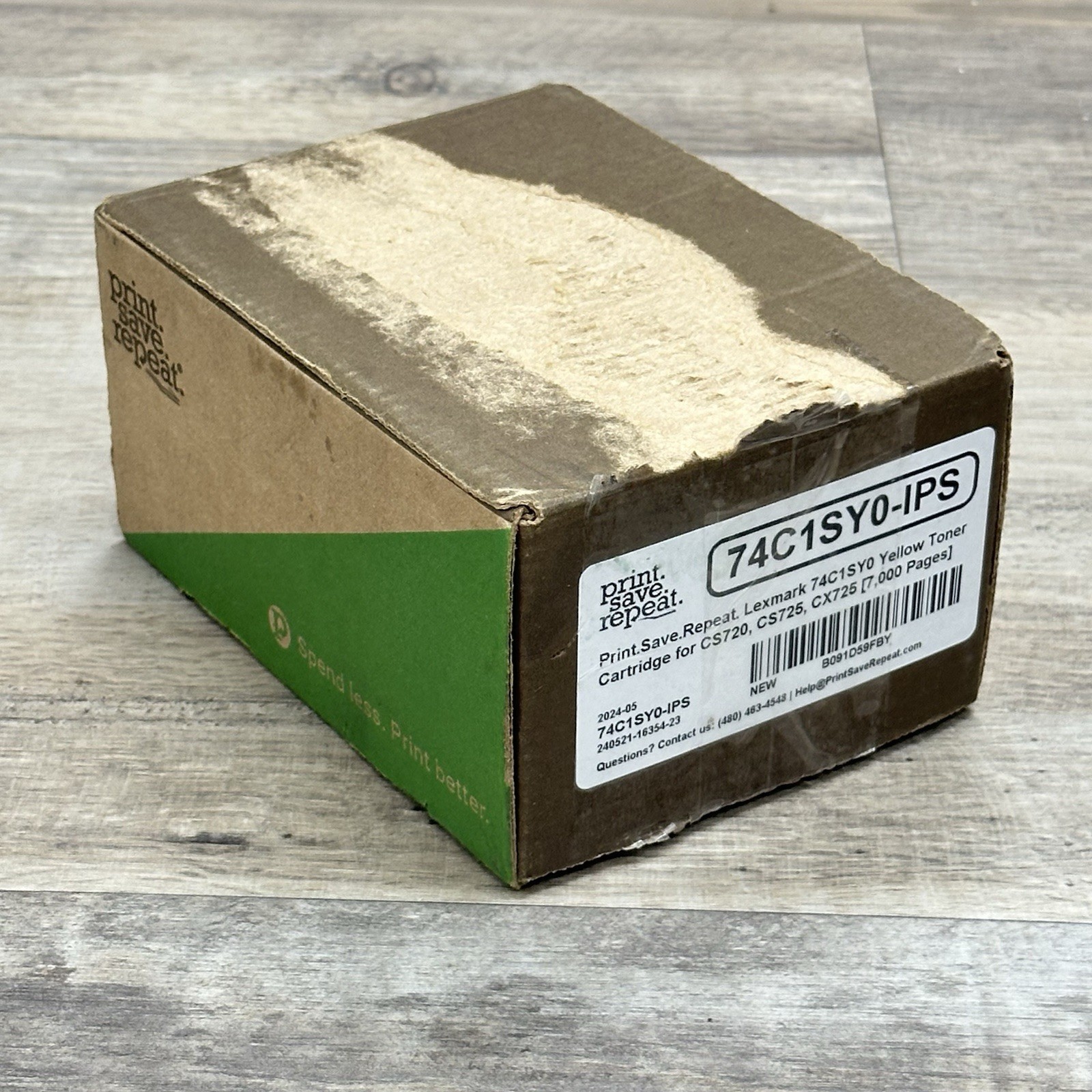 Print.Save.Repeat. Lexmark 74C1SY0 Yellow Toner Cartridge CS720, CS725, CX725