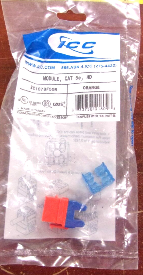 ICC Module, CAT 5e, HD IC1078F50R (2-Pack)