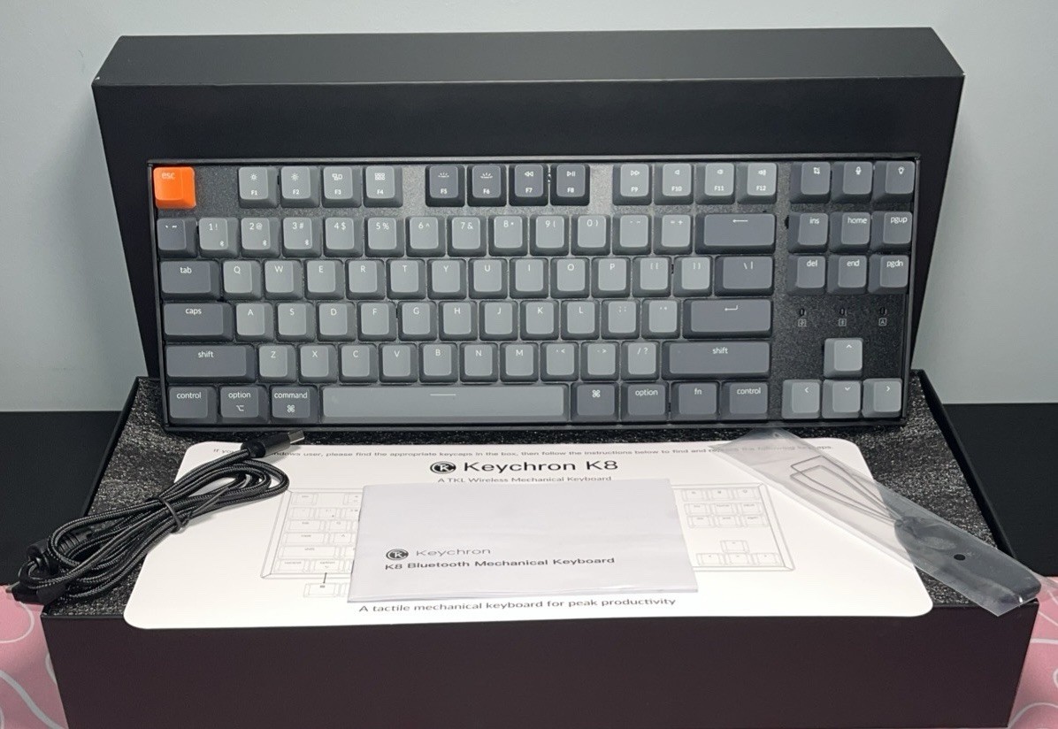 Keychron K8 TKL Wireless Mechanical Keyboard K8-A3-AZ