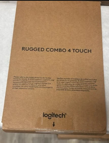 LOGITECH RUGGED COMBO 4 TOUCH KEYBOARD CASE 920-011130 CLASSIC BLUE