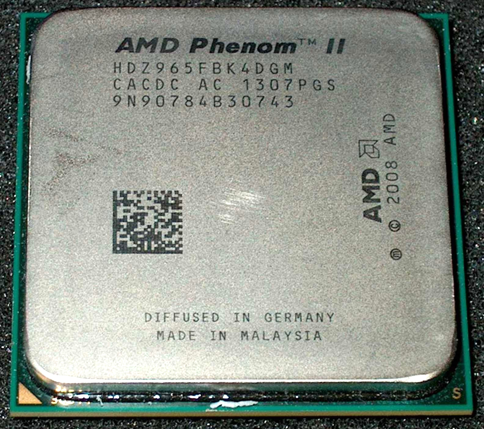 AMD Phenom II X 4  3.4GHz 965 Quad-Core Processor, HDZ965FBK4DGM, AM3, US SELLER