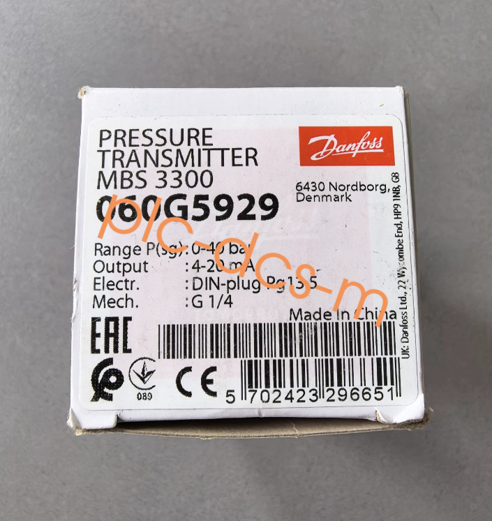 1PCS Danfoss MBS 3300 060G5929 NEW Pressure sensor shipping Via DHL/Fedex