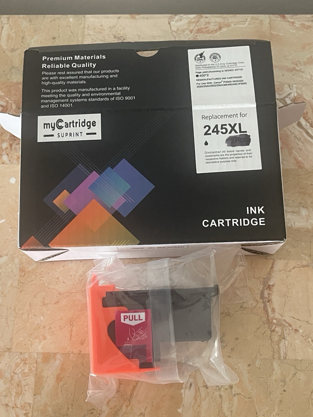 My Cartridge   245XL Ink Cartridge Canon Printers  1 Pc , New , Sealed