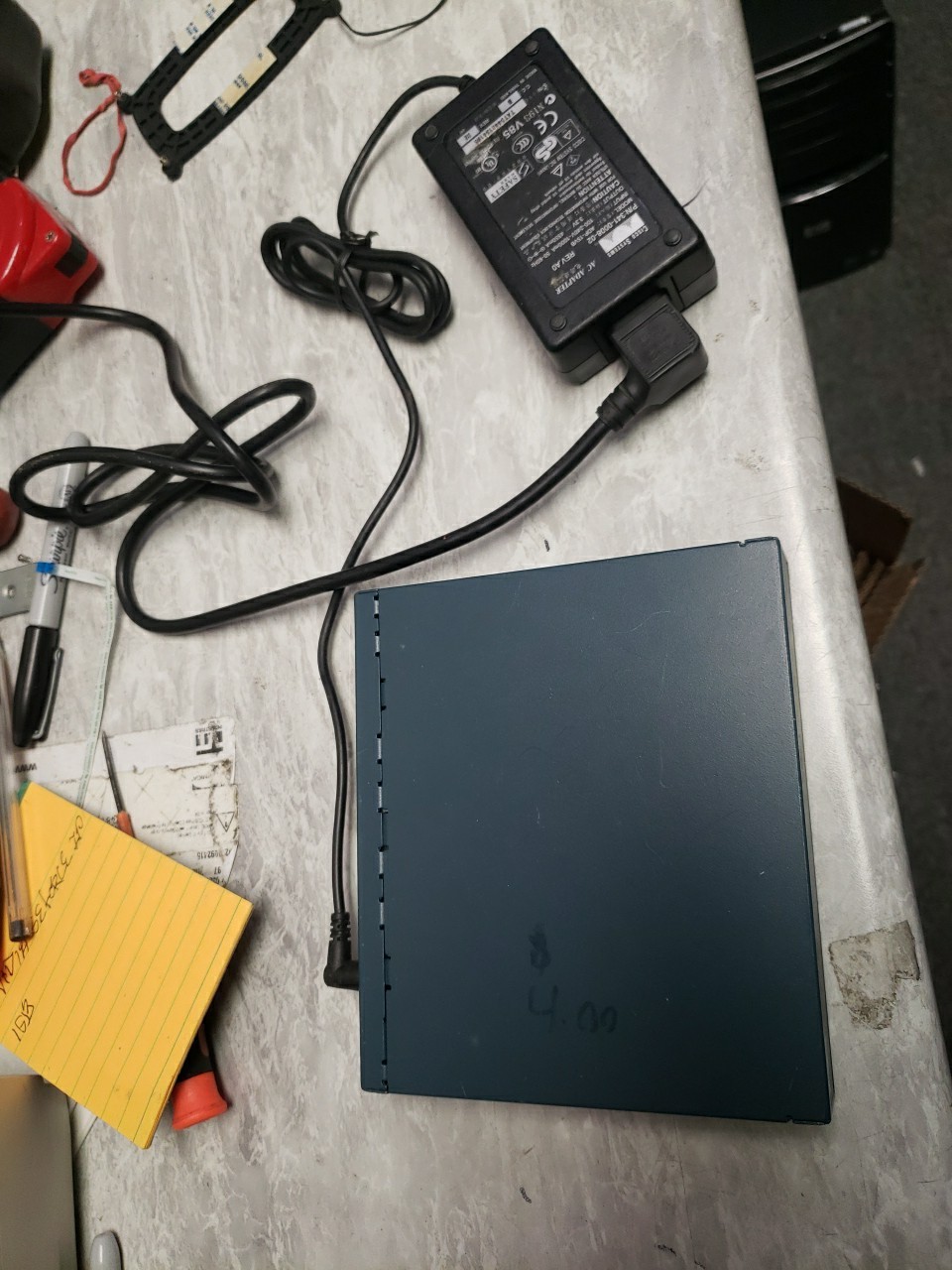 Cisco Systems PIX 501 Firewall VPN Security Networking W/Power Supply 