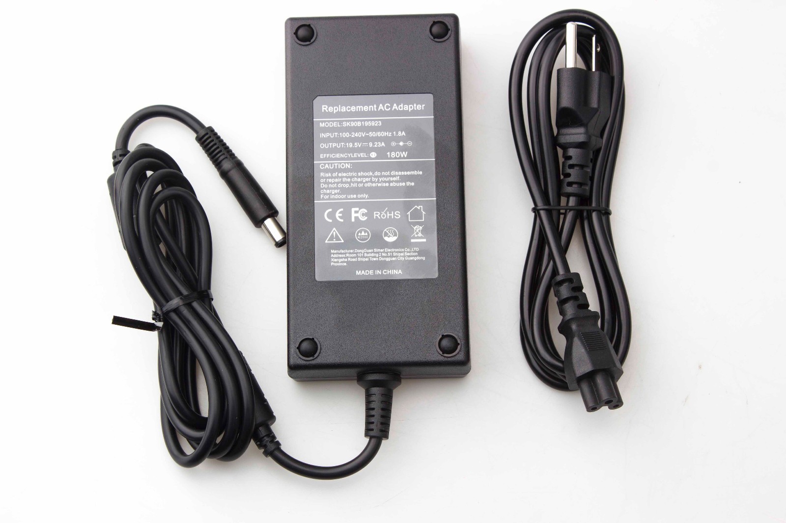 180W AC Charger for Dell Dock WD19 WD22TB4 K20A001 D6000 D6000S Docking Station