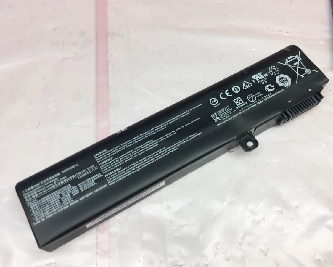 Genuine MSI GP62MVR GL63 Laptop Battery 10.86V 51Wh BTY-M6H