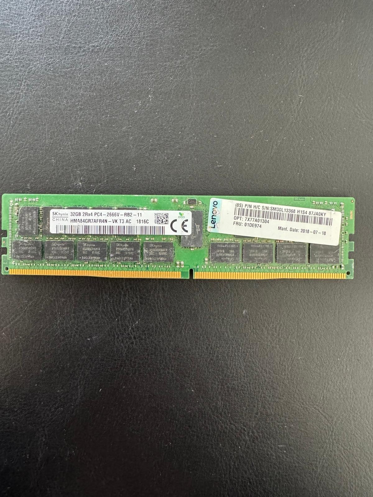 RAM SKhynix 32 GB 2Rx4 PC4-2666V