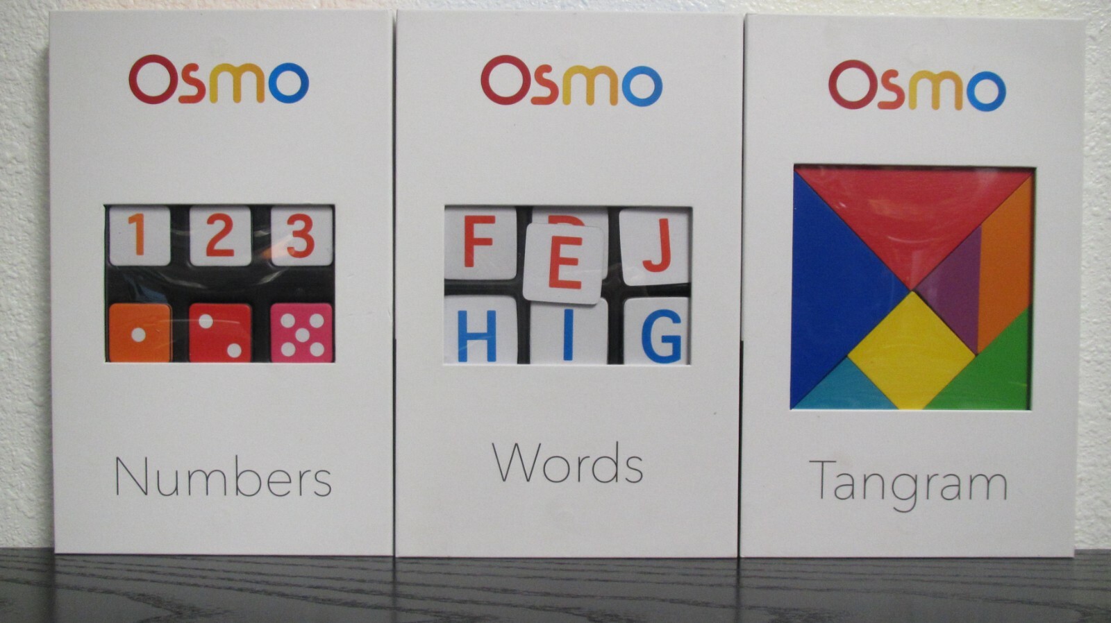 Osmo Genius Kit Learning System For IPad, Numbers, Words (Incomplete), Tangram