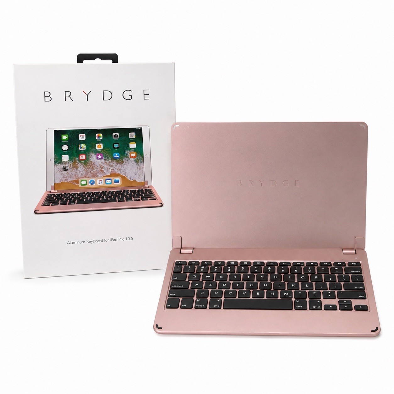 Brydge BRY604-R Bluetooth Keyboard iPad Pro 10.5 Rose Gold Open Box Backlit