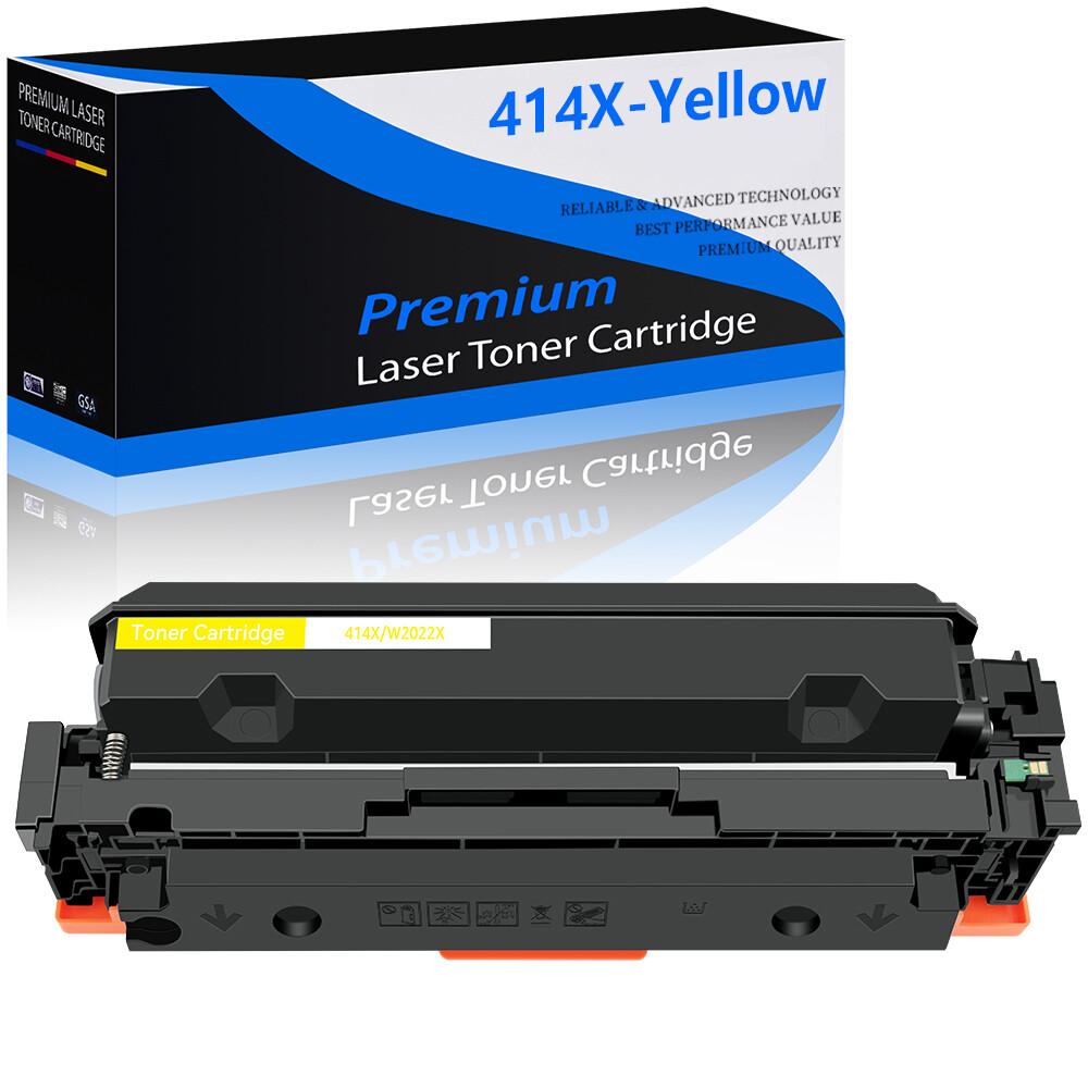 1PK Compatible Toner Cartridge for HP 414X W2023X Yellow M454 M479fdw M479fdw