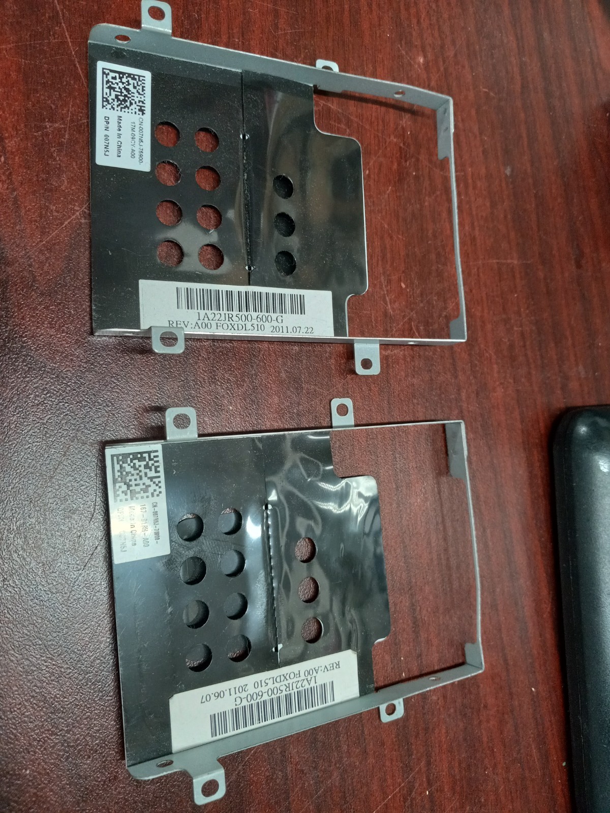 LOT 2 Genuine HDD Caddy CGYW1 07N5J for Dell Precision M6600 M6700 M6800
